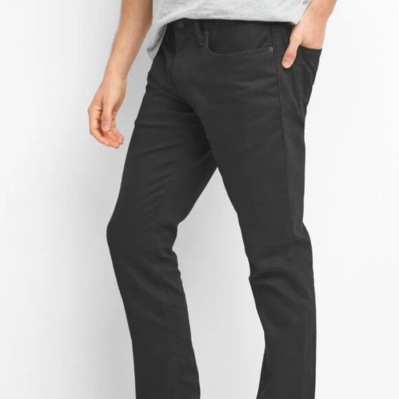 GAP Black Skinny Jeans w/ GapFlex Stretch, 32x30 - Picture 6 of 9